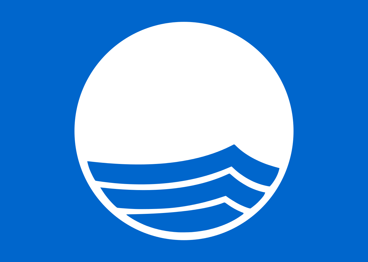 logo Blue Flag, logo Błękitnej Flagi